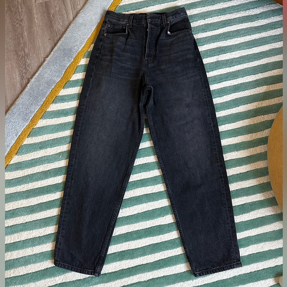 Bsides Claude high-rise tapered jeans - 
Black - Picture 1 of 5